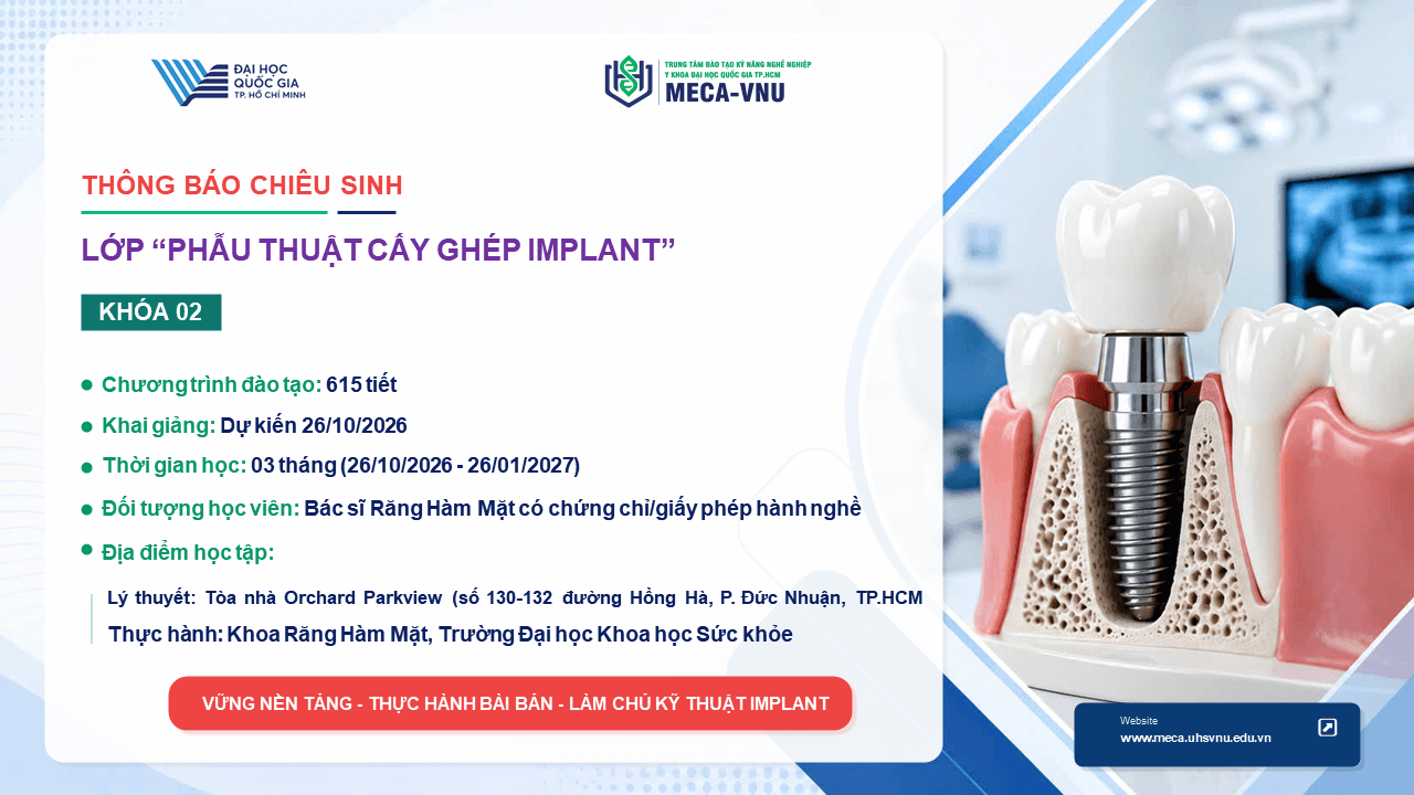 PHẪU THUẬT CẤY GHÉP IMPLANT